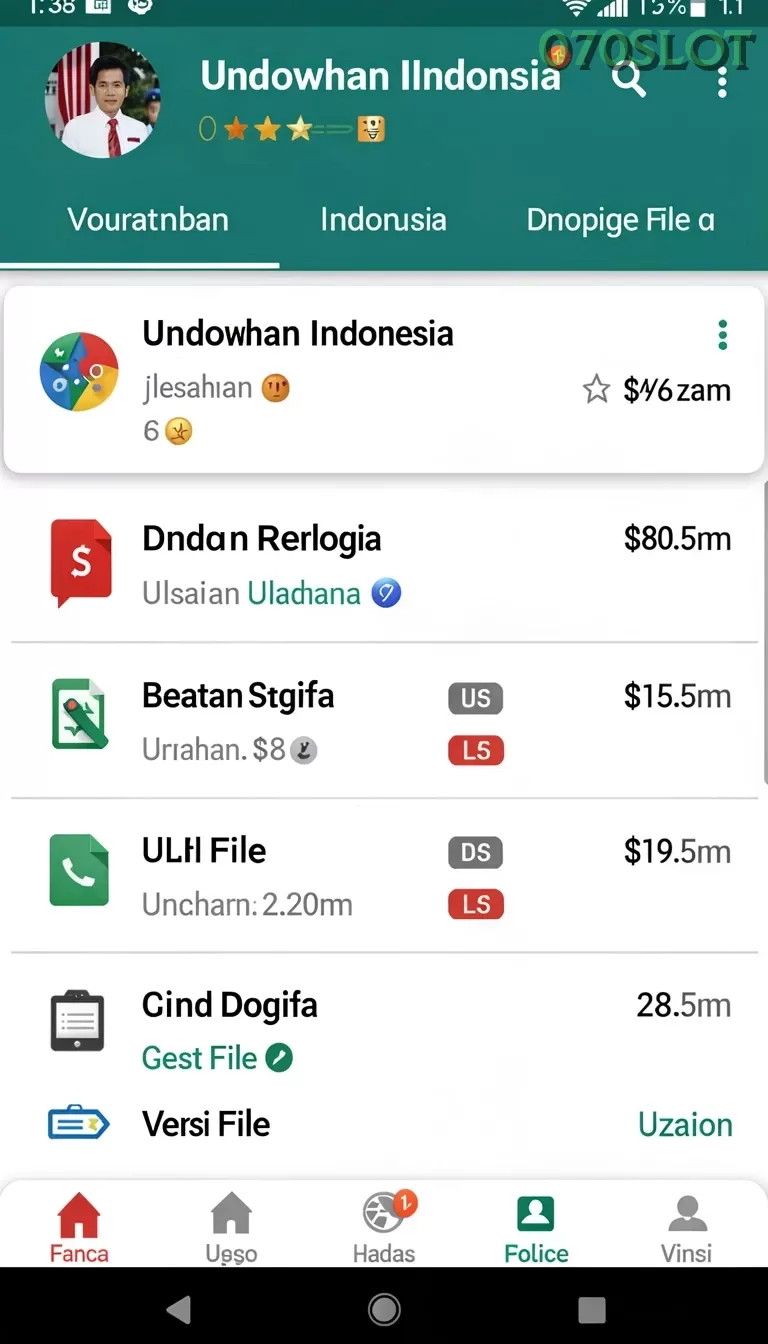 Cuplikan layar WATITOTO — pengaturan akun