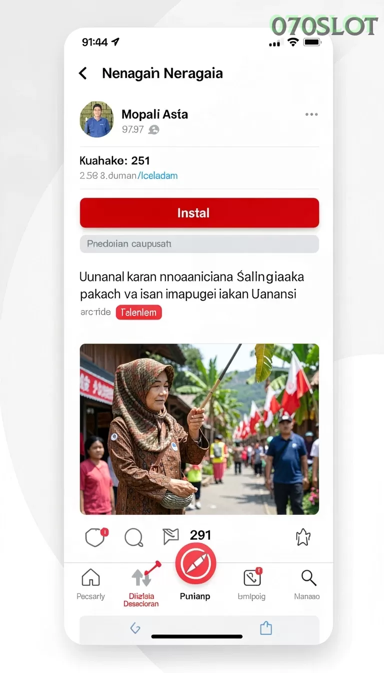 Cuplikan layar SURYAJITU — menu navigasi