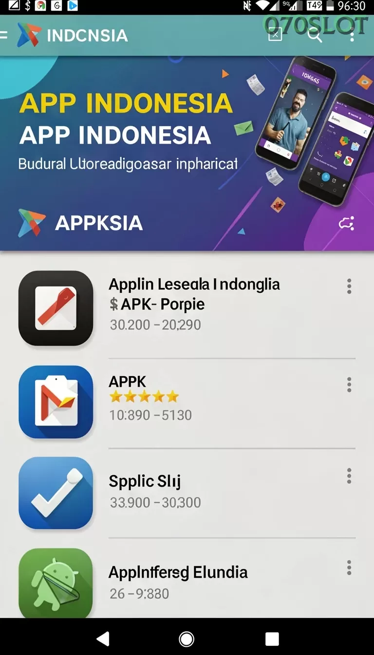 Cuplikan layar DENTOTO — menu navigasi